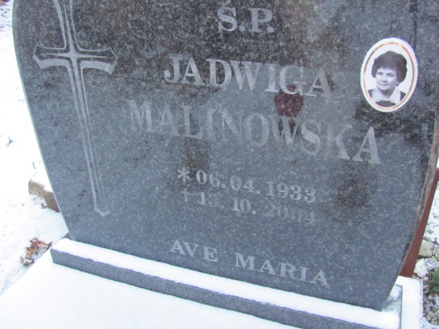 Jadwiga Malinowska 1933 Lwówek Śląski - Grobonet - Wyszukiwarka osób pochowanych