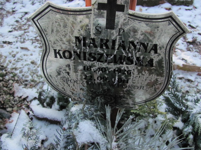 Marianna Koniszewska 1926 Lwówek Śląski - Grobonet - Wyszukiwarka osób pochowanych