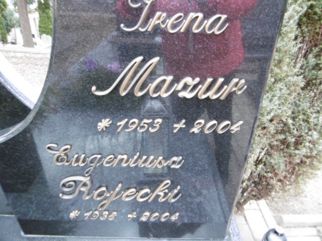 Irena Mazur 1953 Lwówek Śląski - Grobonet - Wyszukiwarka osób pochowanych