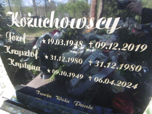 Krystyna Kożuchowska 1949 Lwówek Śląski - Grobonet - Wyszukiwarka osób pochowanych