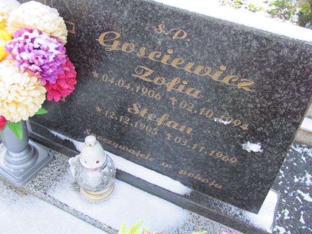Zofia Gościewicz 1906 Lwówek Śląski - Grobonet - Wyszukiwarka osób pochowanych