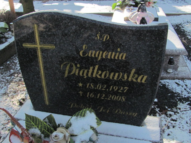 Eugenia Piątkowska 1927 Lwówek Śląski - Grobonet - Wyszukiwarka osób pochowanych