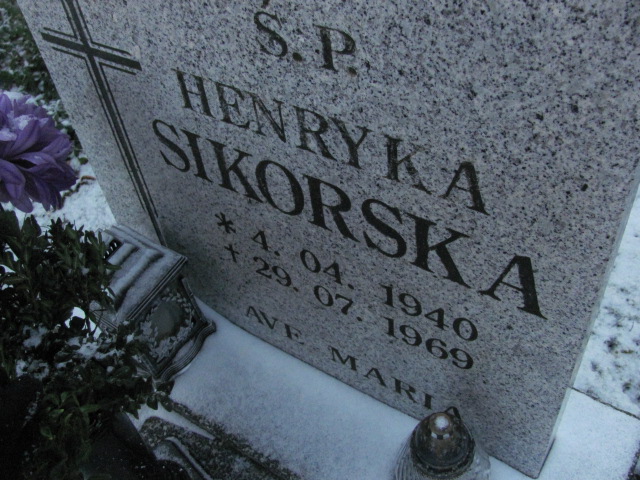Henryka Sikorska 1940 Lwówek Śląski - Grobonet - Wyszukiwarka osób pochowanych