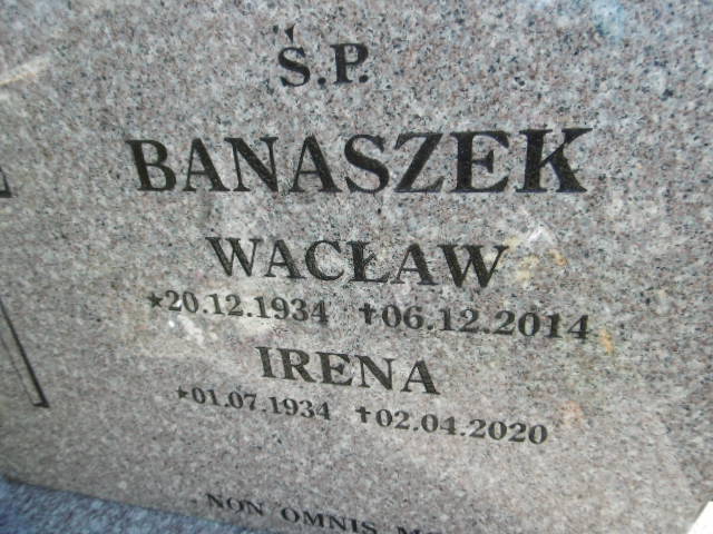 Irena Banaszek 1934 Lwówek Śląski - Grobonet - Wyszukiwarka osób pochowanych