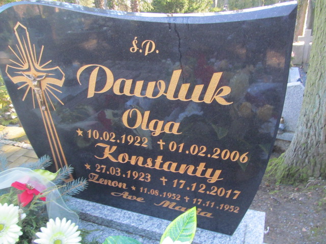 Konstanty Pawluk 1923 Lwówek Śląski - Grobonet - Wyszukiwarka osób pochowanych